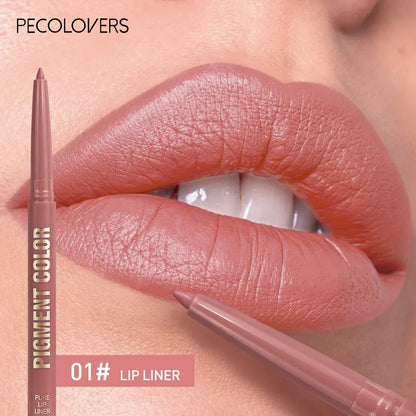 Blushimmer matte lip liner pen with long-lasting, waterproof formula, easy glide, moisturizing, suitable for all skin types, lip makeup.
