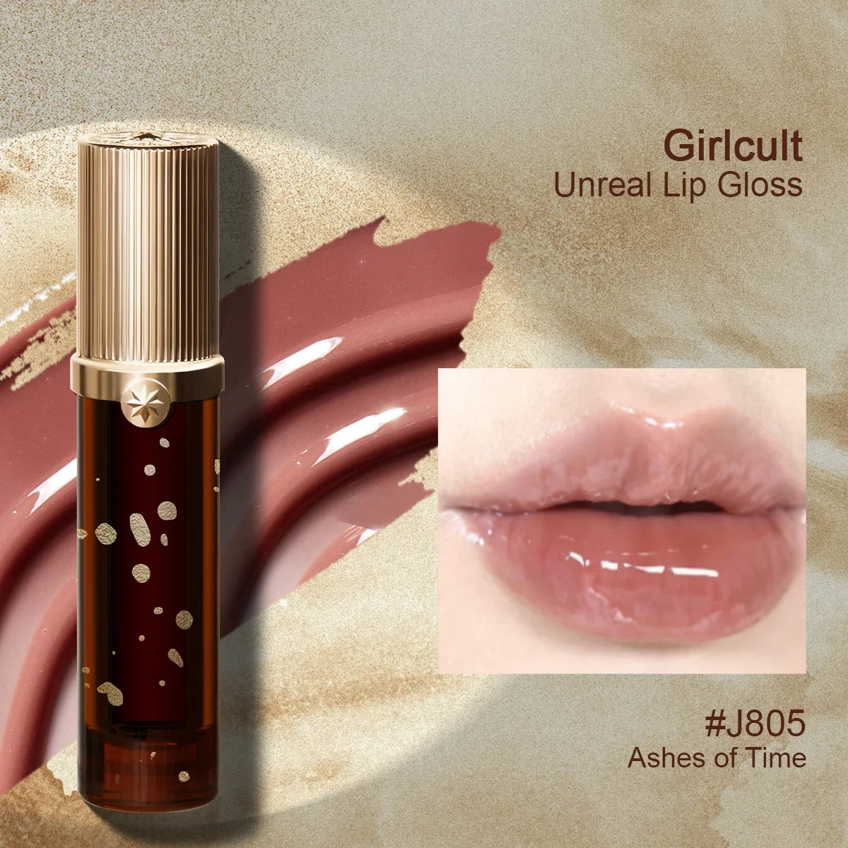 Blushimmer Girlcult Unreal Lip Gloss in Ethereal Water Gloss with high shine, plumping effect, non-sticky water gloss finish.