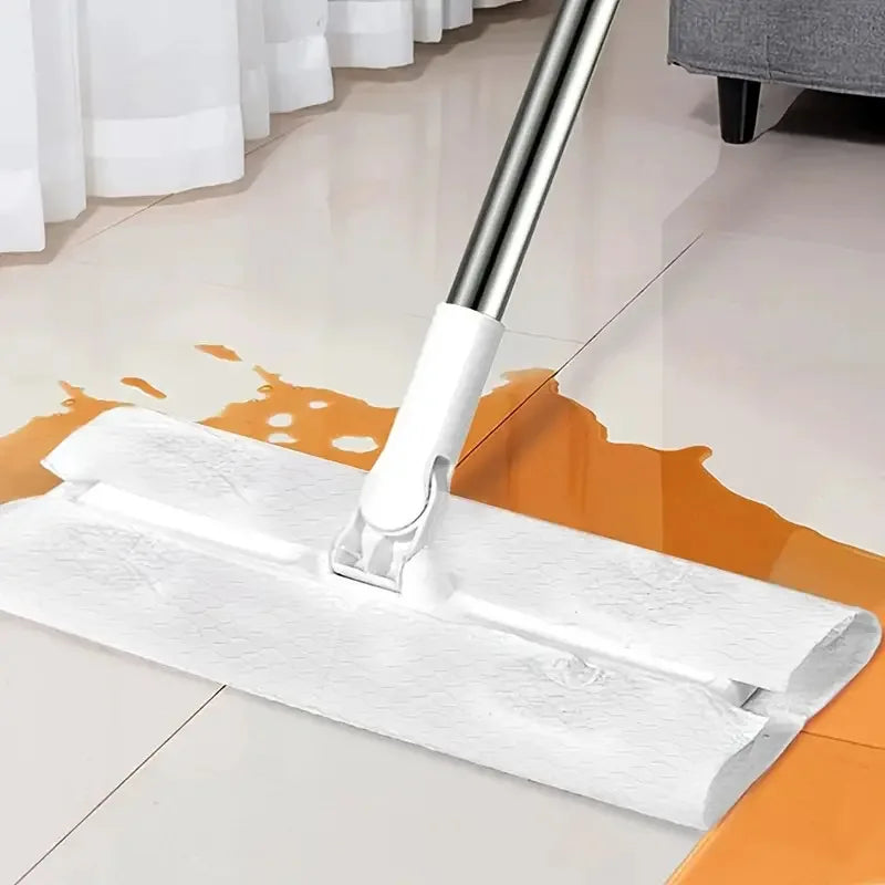 30/100PCS Disposable MicroFibre Electrostatic Floor Cloths Dust Removal Mop Paper Floor Cleaning Wipes for Flat Swivel Mop