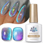Blushimmer BORN PRETTY 10ml purple grape cat magnetic gel nail polish with glass beads and whitening guava finish.