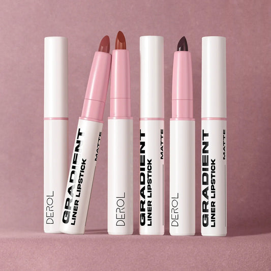Blushimmer 2-in-1 Velvet Matte Lip Liner pencil with precise, smudge-proof application and long-lasting cream formula.