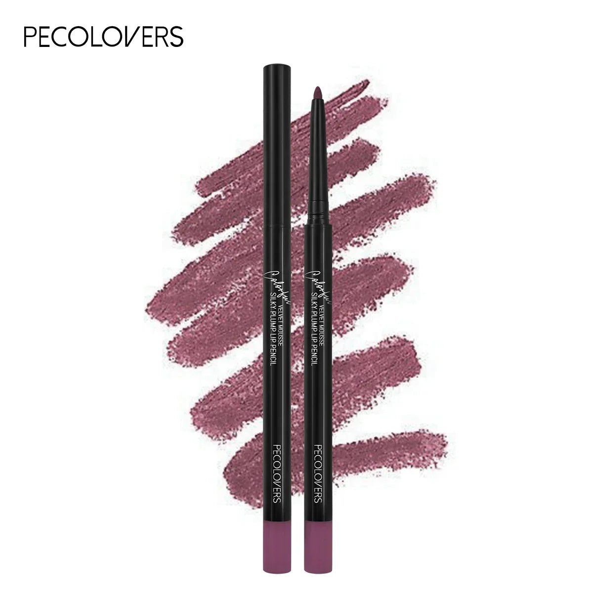 Blushimmer nude matte lip liner pencil with waterproof, long-lasting, non-stick lipstick tint for precise lip definition.