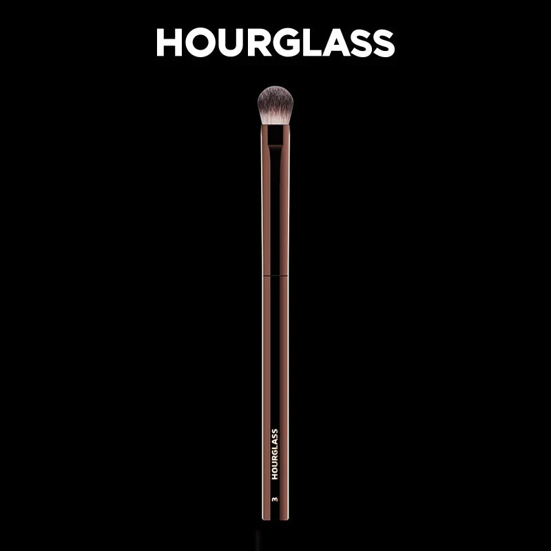 Blushimmer Hourglass Makeup Brush No.3 All Over Shadow Brush with soft, skin-friendly fiber hair for precise eyeshadow application