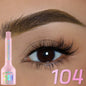 Blushimmer 3D dye eyebrow pencil in black, brown, and natural shades with brush for waterproof, anti-smudge eyebrow enhancement.