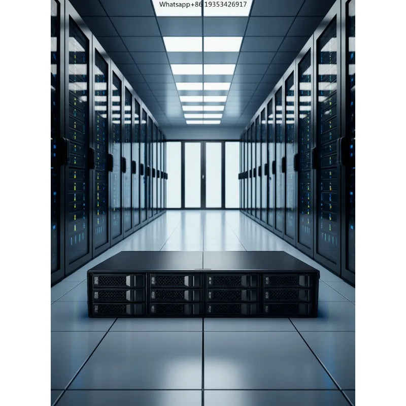 12-bay hard disk expansion enclosure External NAS storage device 12Gbps high-speed backplane Supports multi-chassis cascade