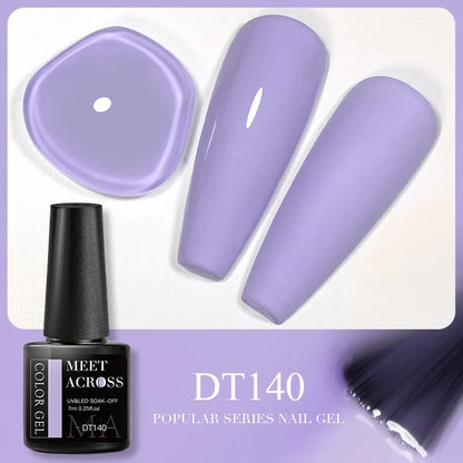 Pink dried flower gel nail polish by Blushimmer with natural flower accents, ideal for UV LED nail art and soak-off gel manicures.
