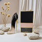 Blushimmer women's luxury floral high heel perfume bottle with elegant design and lasting fragrance spray.
