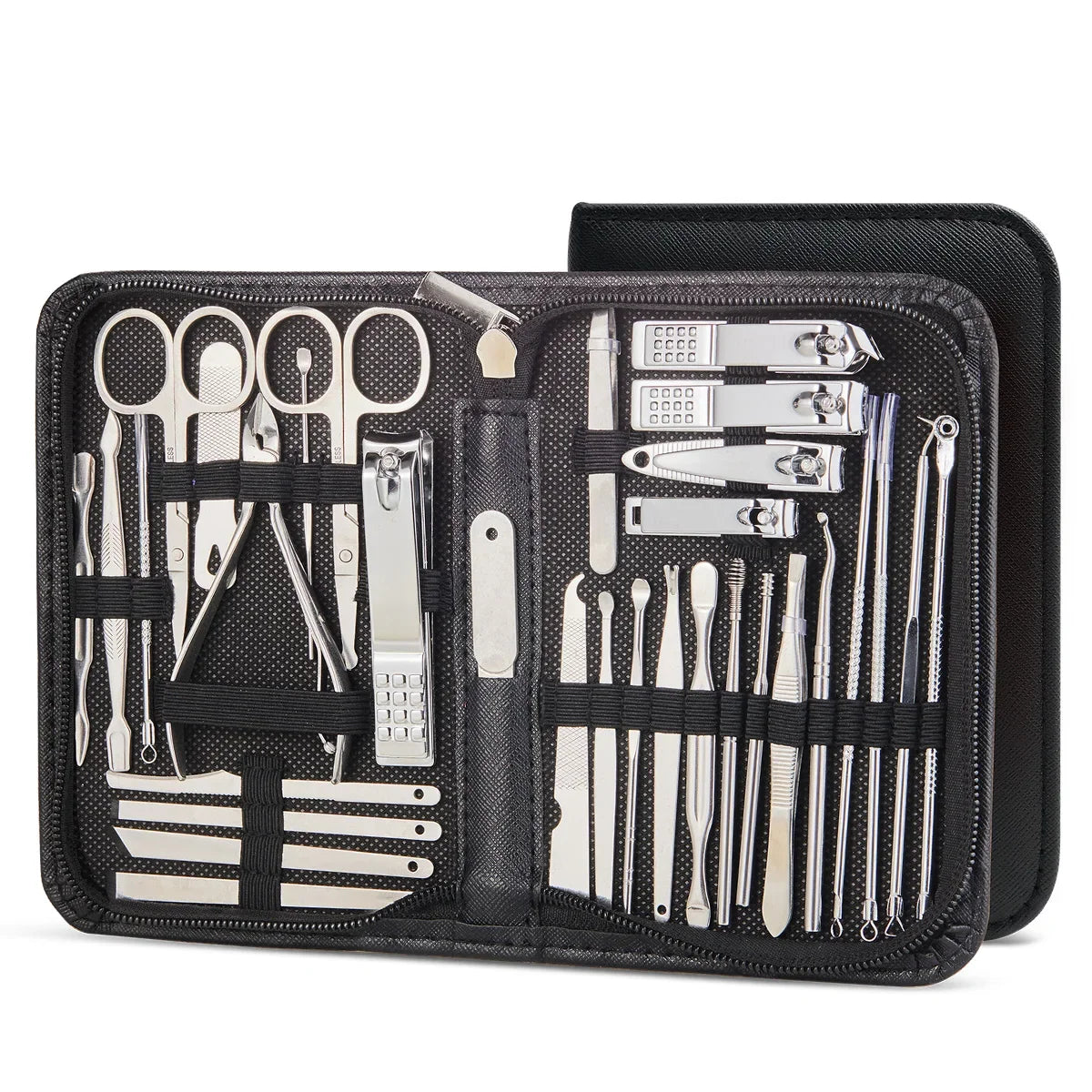 8/32pcs Manicure Set Professional Pedicure Kit Nail Scissors Grooming Kit Stainless Steel Manicure Cutters Nail Beauty Tools