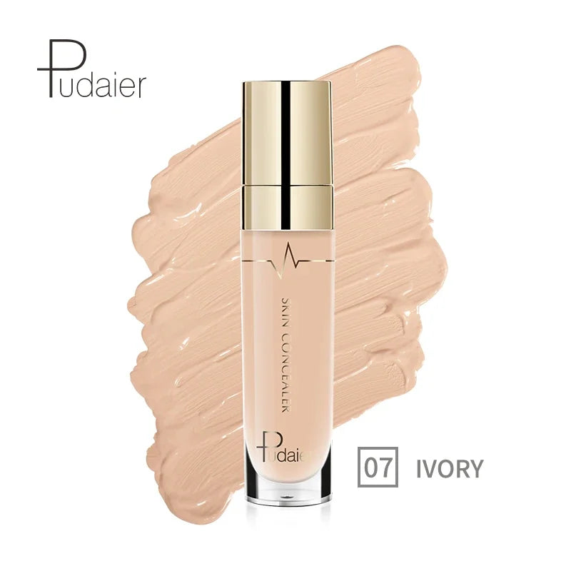 Blushimmer face contour concealer palette with liquid waterproof foundation and correctors for dark skin tones, professional makeup kit.