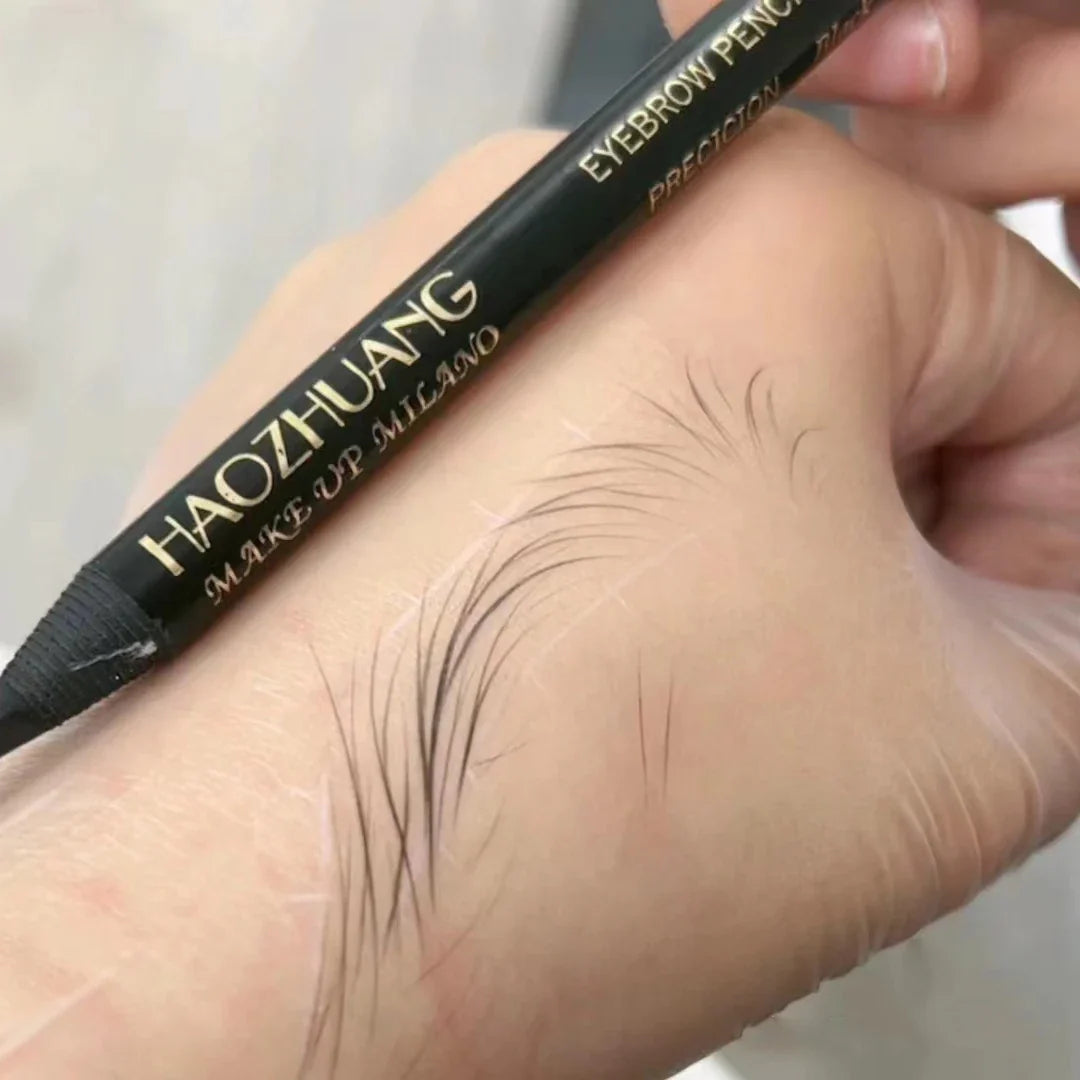 Blushimmer waterproof eyebrow pencil with brush, long-lasting microblading-style brow tool for permanent makeup.