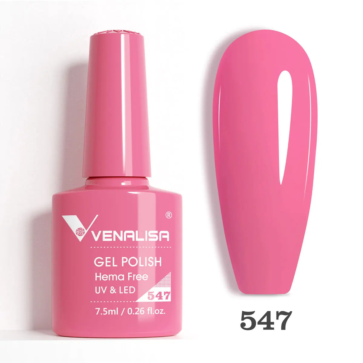 Blushimmer Venalisa HEMA TPO free nail gel polish with pink nude glitter, full coverage soak-off UV LED French manicure.