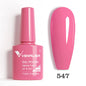 Blushimmer Venalisa HEMA TPO free nail gel polish with pink nude glitter, full coverage soak-off UV LED French manicure.