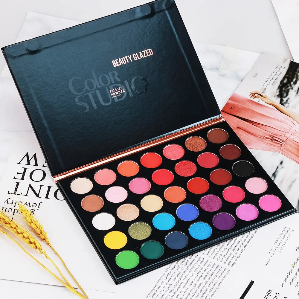 Beauty Glazed 35 Colors Eyeshadow Palette - Matte & Shimmer