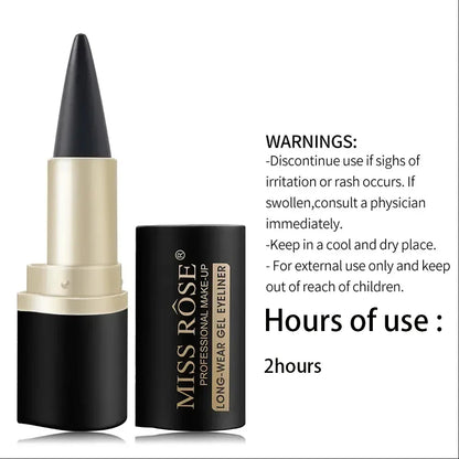 Blushimmer creamy eyeliner pencil with easy coloring, sweat-proof formula, suitable for daily makeup, displayed in the image.