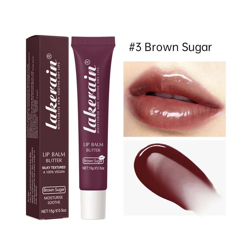 Blushimmer crystal lip balm and gloss set with brown sugar and cherry pink shades, featuring moisturizing liquid lipstick and lip tint.