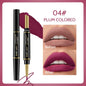 Blushimmer Rave Lady 2-in-1 matte lipstick and lipliner pencil in red, waterproof, long-lasting makeup with six color options.