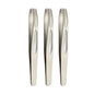 Blushimmer premium round head tweezers with seamless clips for eyebrow, facial hair, and beard grooming, precise and short hair removal.