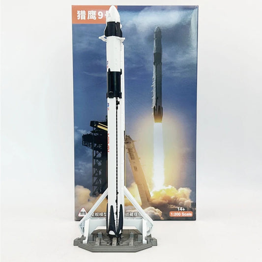 1/200 Scale SpaceX Falcon 9 Rocket Model Diecast Metal Model Toy For Collection