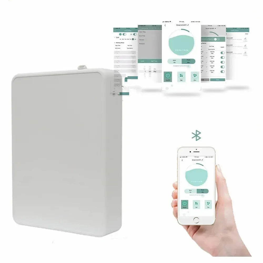 Smart Essential Oil Diffuser Bluetooth APP Control Battery Wall Mounted Aroma Diffuser 500ml Coverage Scent Machine Hotel Home