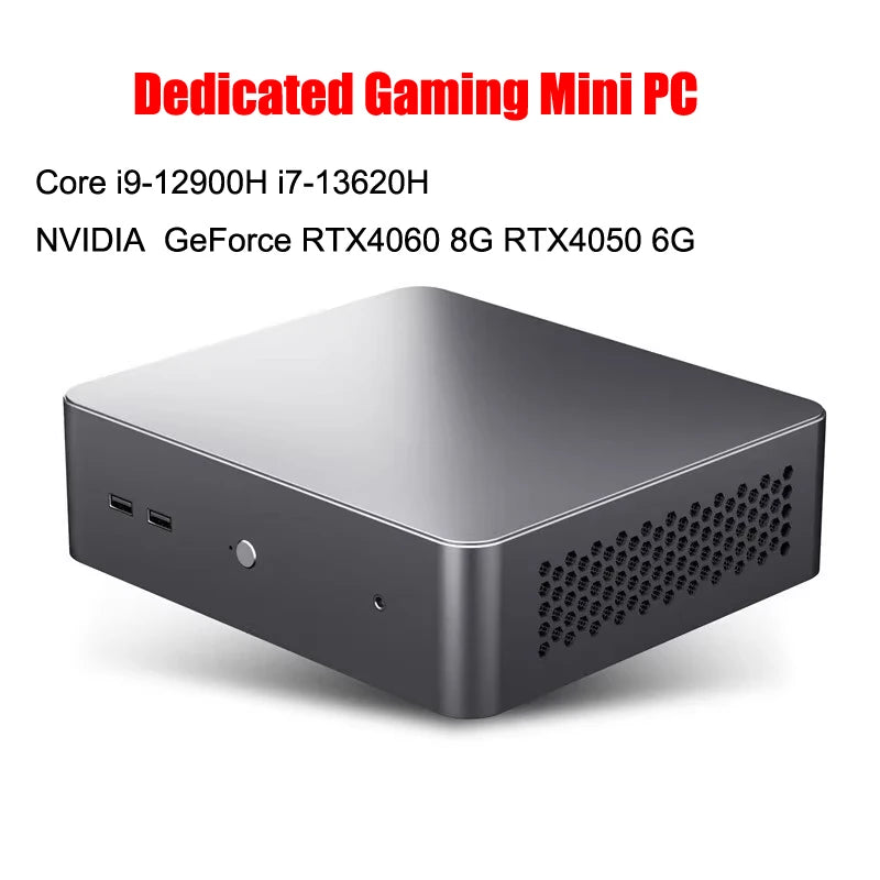 Gamer Desktop Computer Intel i9 12900H i7 13620H NVIDIA GeForce RTX 4060 4050 Gaming Mini PC DDR5 NVMe Win11 WiFi6 Bluetooth5.2