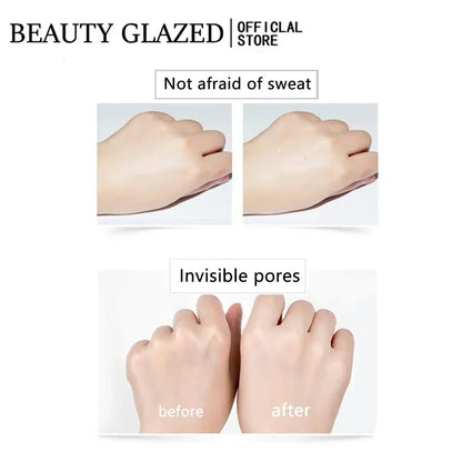 Blushimmer Beauty Glazed Pore Invisible Long-lasting Matte Face Primer with moisturizer, smooth base for makeup application