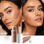 Blushimmer 4-color 3D face contour liquid bronzer with mirror, highlighting, waterproof formula, natural nose shadow, brightening makeup