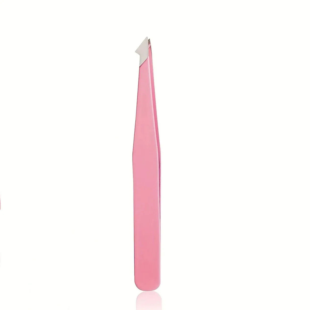 Blushimmer professional stainless steel eyebrow tweezers set with textured handles for precise, fast eyebrow shaping, unisex use.