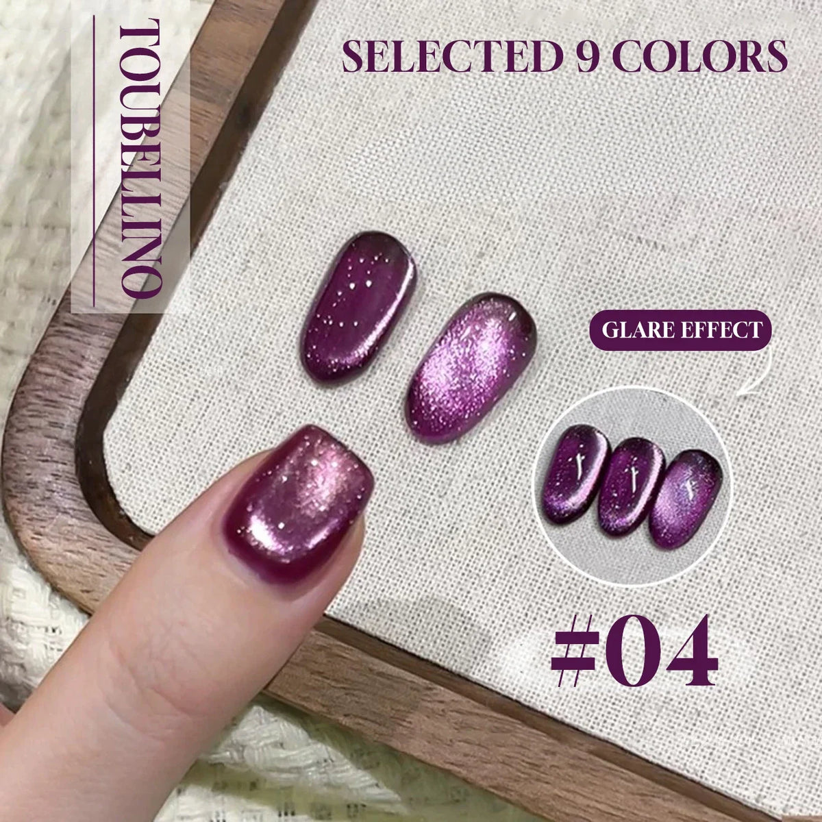 Blushimmer MIANEL 12ml Emperor Green cat eye gel nail polish bottle with green and white nail design, suitable for salons.