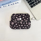 Blushimmer cute cartoon small travel cosmetic bag with lipstick, earphone, and card storage for women, makeup organizer pouch.