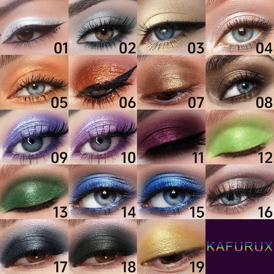Blushimmer 25-color pearl eyeshadow stick with waterproof, long-lasting glitter and matte shades for eye makeup and face highlighting.