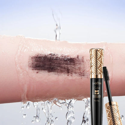 5D Silk Fiber Waterproof Mascara - Black Lengthening & Volumizing