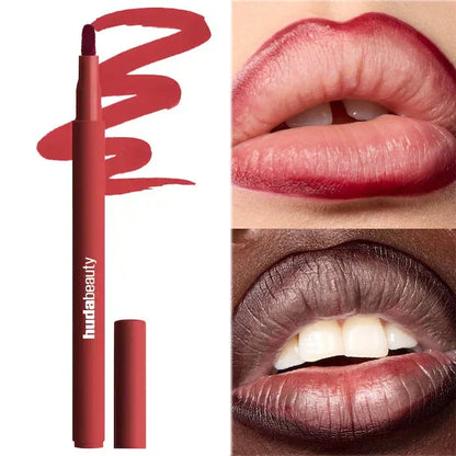 Blushimmer Huda Beauty Blush Filter soft glow liquid blush with shiny lip gloss in cotton candy and bubblegum shades, close-up image.