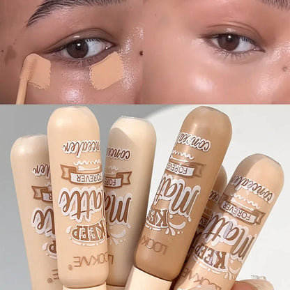 Blushimmer waterproof matte liquid concealer cream for acne and dark circles, with moisturizing, face contouring, and foundation benefits.