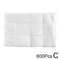 Set of 450/500/600 disposable facial puff cotton pads from Blushimmer for makeup removal and skincare application.