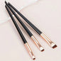 3 Pcs edge eyeliner brush oblique head eyebrow brush outline eyeliner brush ultra-thin eyeshadow brush makeup tools