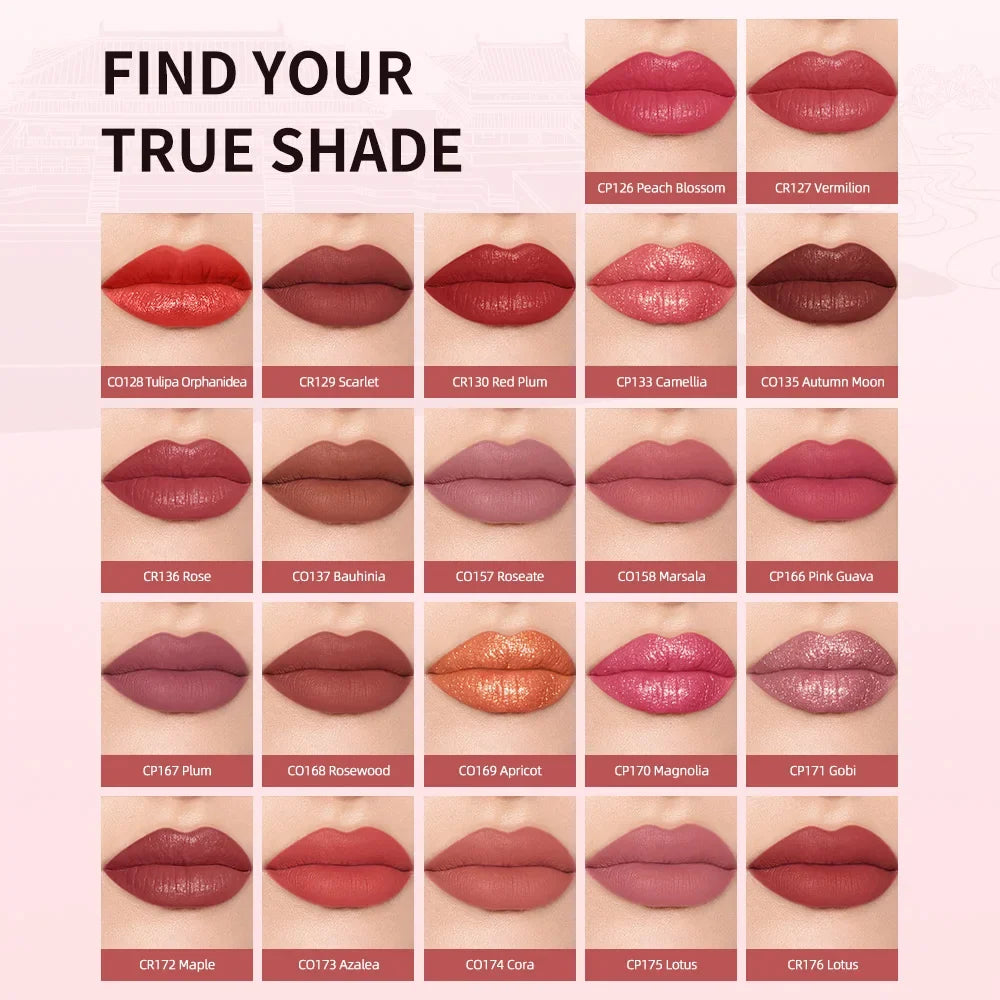 CATKIN Makeup Velvet Matte Lipstick, Hydrating Satin Long Lasting lipstick with Smooth and Creamy Texture