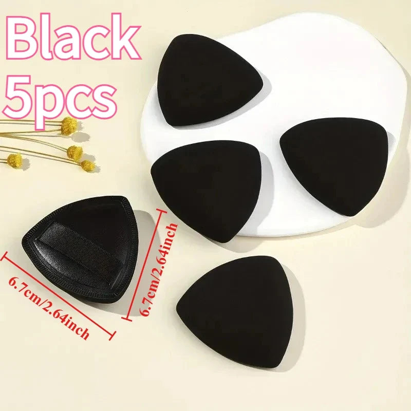 Blushimmer 5-piece marshmallow air cushion powder puffs, soft dual-purpose sponges for dry and wet foundation application.