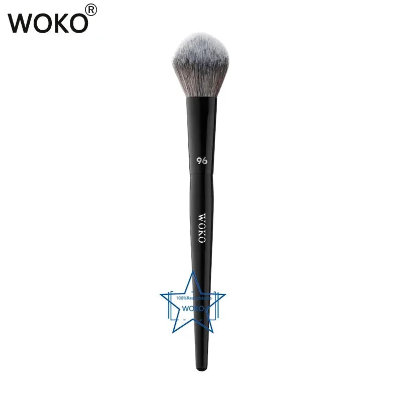 Blushimmer professional makeup brushes including foundation, highlighter, contour, blush, eyeshadow, liner, eyebrow, and lip brushes.