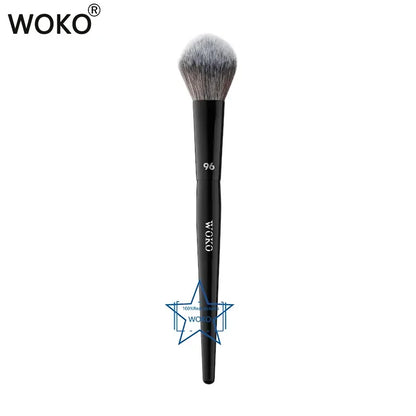 Blushimmer professional makeup brushes including foundation, highlighter, contour, blush, eyeshadow, liner, eyebrow, and lip brushes.