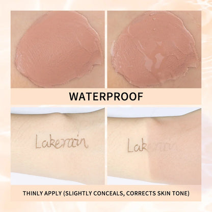 Waterproof Color Changing Liquid Foundation Centella Korean High Coverage Foundation Cream For Face Base Makeup