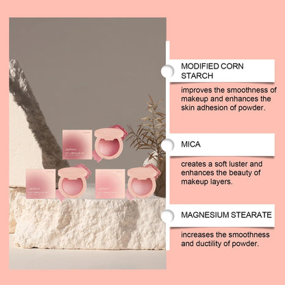 Blushimmer Pearl Blush with soft pink powder for a natural, radiant finish, long-lasting and buildable for a delicate glow.