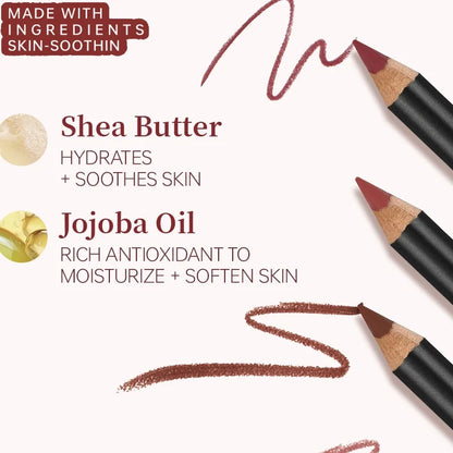 Blushimmer Velvet Matte Lip Liner in waterproof, long-lasting formula with smooth application for precise lip contour makeup.
