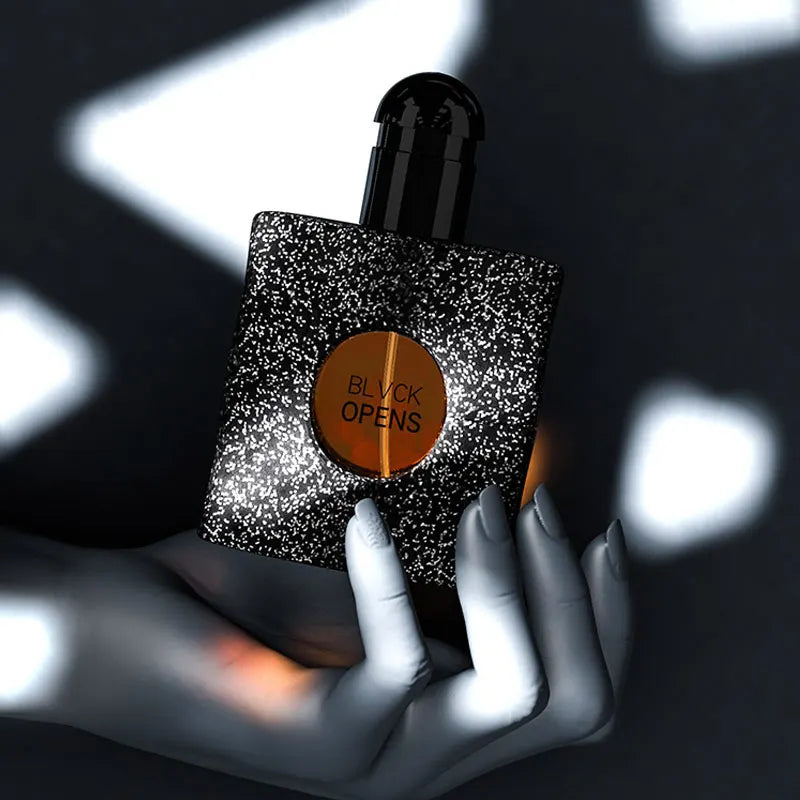 Blushimmer 90ML Eau De Parfum vaporizer with wood tone sandalwood scent, natural spray, long-lasting fragrance.