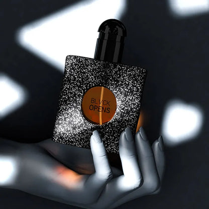 Blushimmer 90ML Eau De Parfum vaporizer with wood tone sandalwood scent, natural spray, long-lasting fragrance.