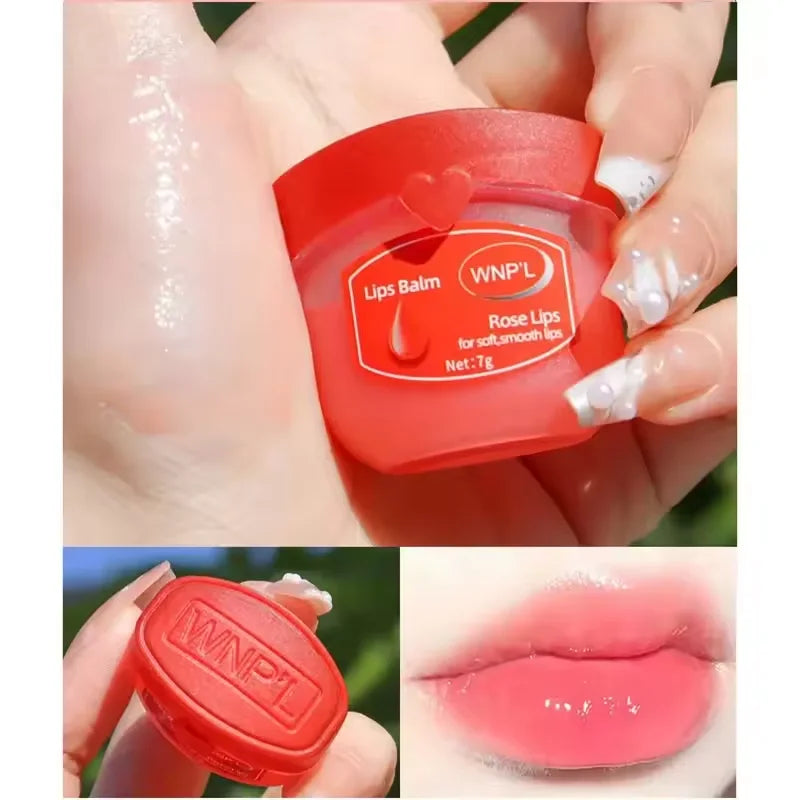 Blushimmer Fruit Series lip balm set with 4, 6, or 8 moisturizing, refreshing, non-sticky lip masks for soft, hydrated lips.