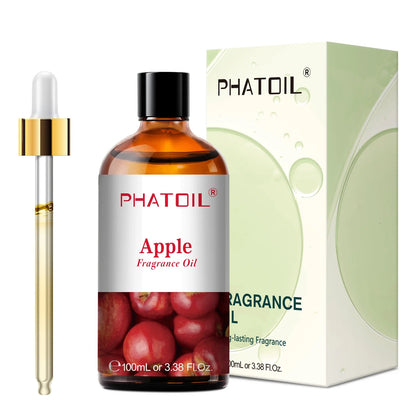 Blushimmer PHATOIL aromatherapy fragrance oil set with coconut, vanilla, strawberry, cherry, and lemon scents for diffusers and candle making
