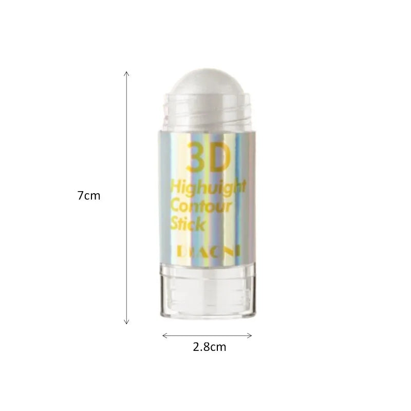 Blushimmer 3D face highlighter stick in six colors, with contour and shimmer cream makeup for highlighting and concealing.