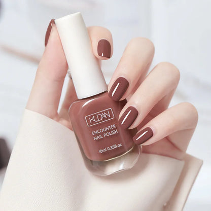 Blushimmer 10ml water-based semi-permanent nail polish in various colors, quick-drying, tearable, suitable for DIY fashion manicures