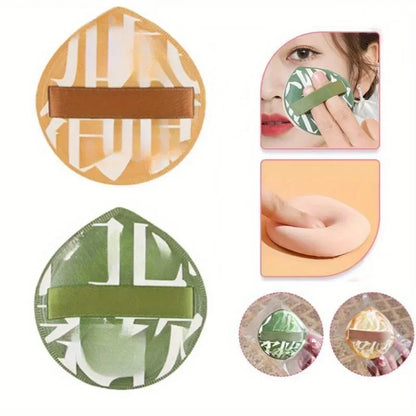 Set of 5 soft Blushimmer marshmallow air cushion powder puffs for dry and wet use, ideal for applying liquid foundation.