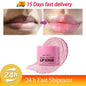 Blushimmer dark lip scrub with pink exfoliating beads, moisturizing lip care for lightening and fading lip lines, Korean beauty product